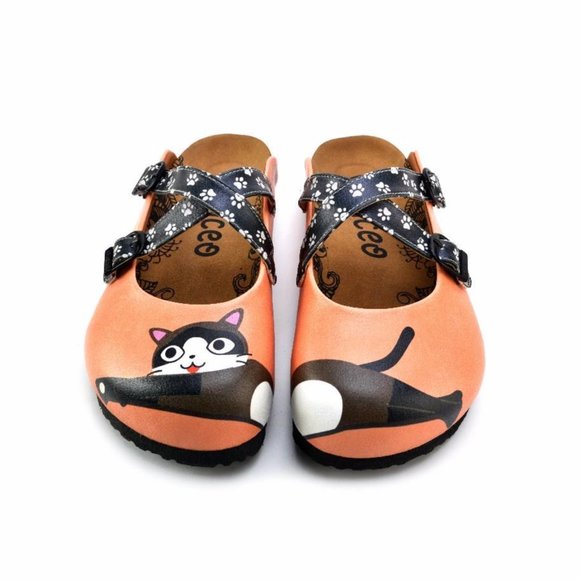SOLD OUT - Goby Shoes - Black Cat Clogs - Picture 2 of 5